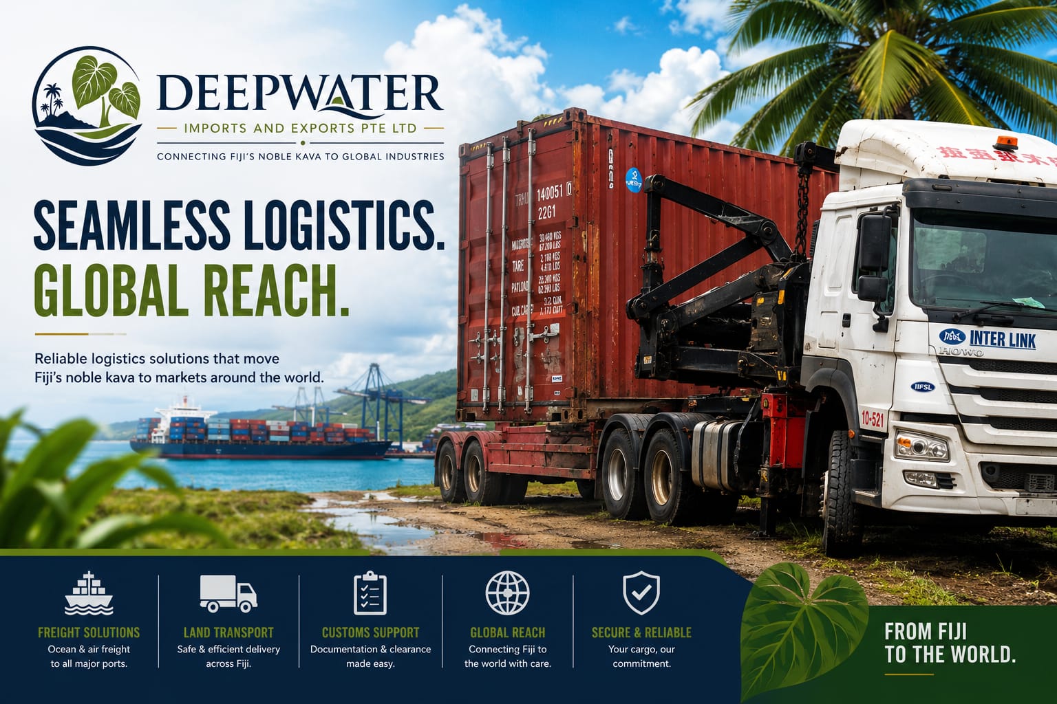 Global logistics and shipping containers